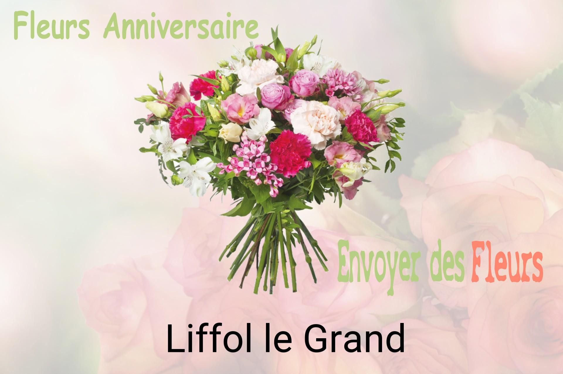 Bouquet de fleurs d’anniversaire livré à Liffol-le-Grand